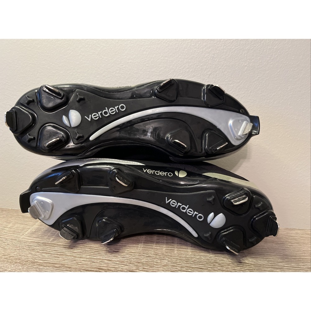 Verdero‎ Metal Sports Black Cleats Men Boys Size 7.5 New No Box! Baseball - Picture 8 of 10
